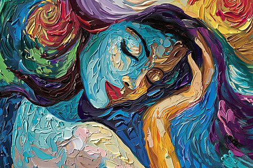 schilderachtig beeld vrouw