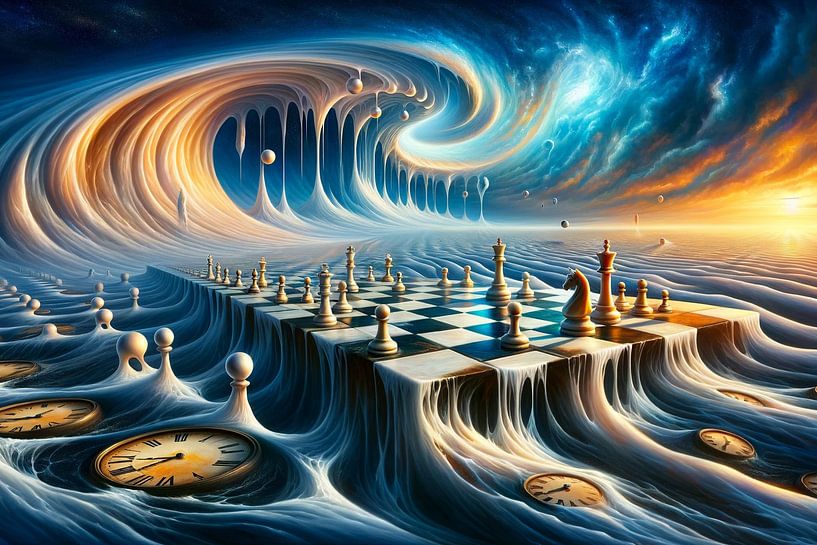 Gezeiten der Zeit – Ein Schachspiel im Universum von artefacti
