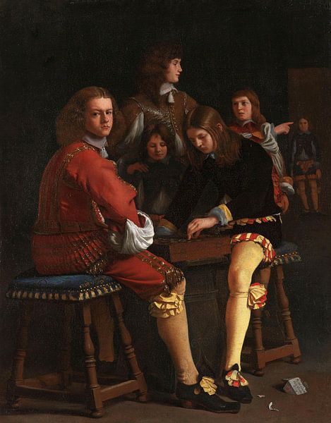 Dame-Spieler, Michael Sweerts, 1652 von Meisterhafte Meister