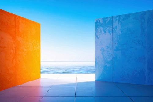 Blick auf das Meer-04 von Rautenberg Digital Art Maritim