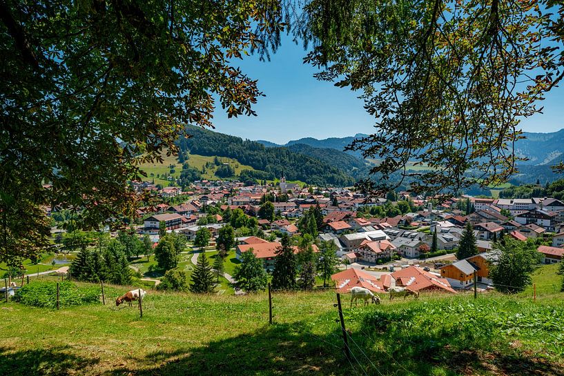 Oberstaufen in summer from the panorama loop by Leo Schindzielorz