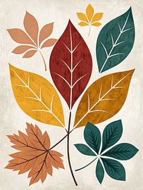 Rustikales Herbstblatt-Medley von Artistic