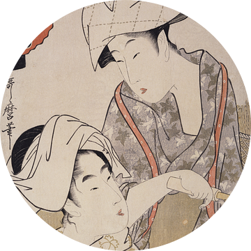 Gion-da fu] = [Gion bean curd], Kitagawa, Utamaro (1753?-1806), (Artist), Date Created: ca. 1793-ca.