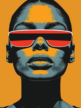 Visor Glow in einer kühnen Zukunft