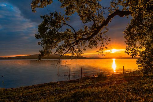 Coucher de soleil sur le lac de Constance