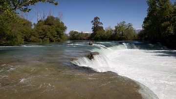 Waterval van Manavgat, Turkije van Captured Created by Cathleen