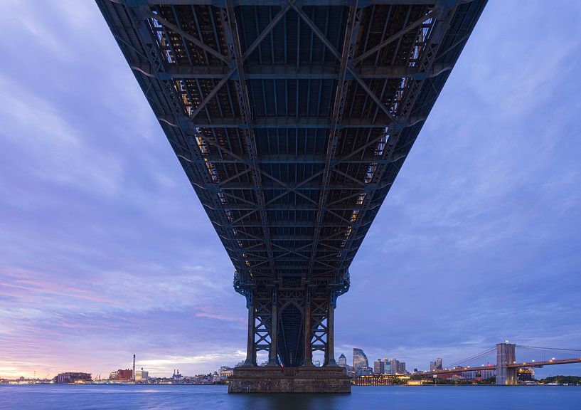 Manhattan Bridge New York City - USA by Marcel Kerdijk
