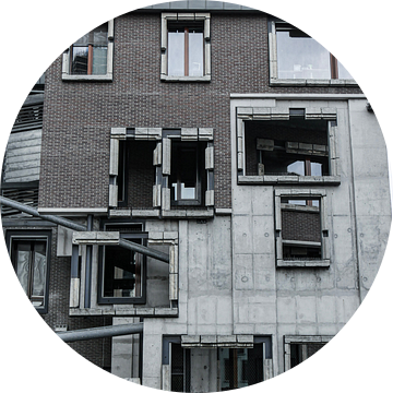 Utrecht - stadshuis blauw en grijstinten