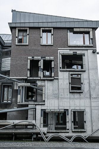 Utrecht - city hall blue and shades of grey