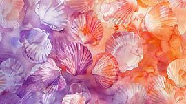 Pastellfarbenes Muschelballett von ByNoukk