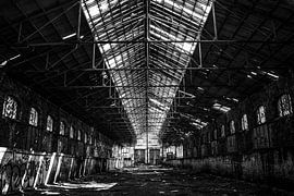 Verlaten loods von Johan Vos