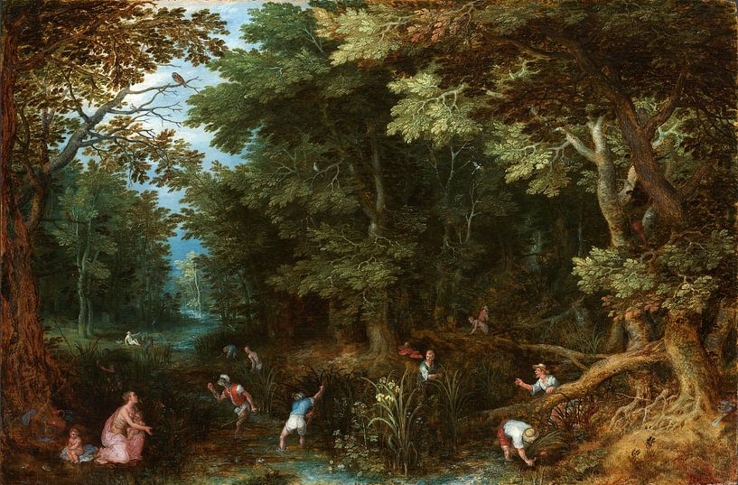 Latona en de Lycische boeren, Jan Brueghel von Meesterlijcke Meesters