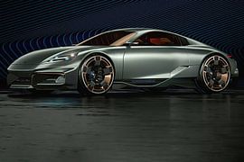 Porsche Cyber 6, voiture de sport. Voiture concept