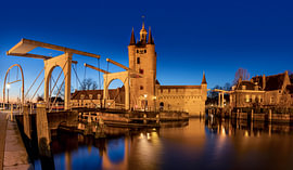 Zierikzee de nuit, Pays-Bas sur Adelheid Smitt