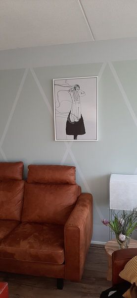 Customer photo: "Irrevocable by Kim Rijntjes, on canvas