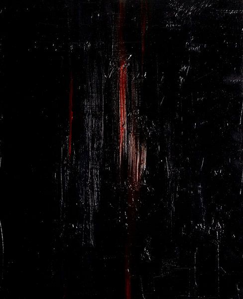 Abstrait Noir change rouge par Sander Veen