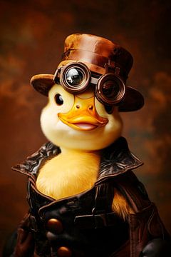 Steampunk Eend van Harry Hadders