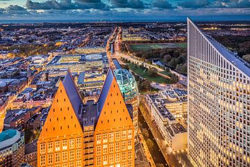 Skyline der Stadt Den Haag von Original Mostert Photography