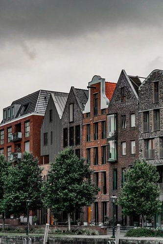 Der Neubau am Kanal in der Innenstadt von Zwolle