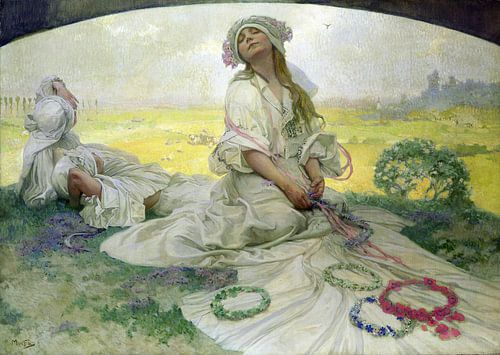 Lied van Bohemen, Alphonse Mucha - 1918