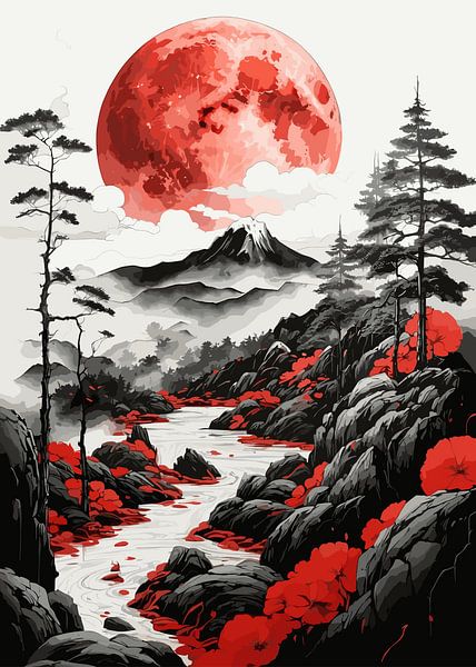 Mystical Japan Forest by Vicky Hanggara