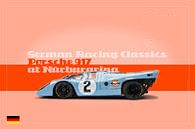 Porsche 917 auf dem Nürburgring, Deutschland von Theodor Decker Miniaturansicht