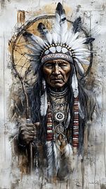 Indisch im Stil von Da Vinci von Gelissen Artworks