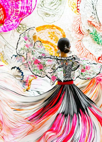 Dansende Mexicaanse vrouw