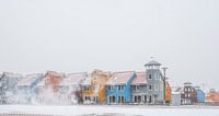 Winter in Reitdiephaven van Luc Veenstra thumbnail