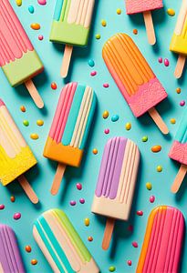 Colourful popsicles by drdigitaldesign