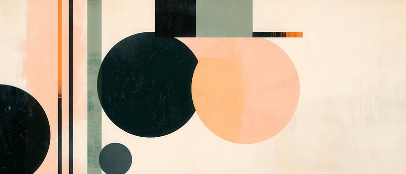 Abstract geometric composition by Poster Art Shop