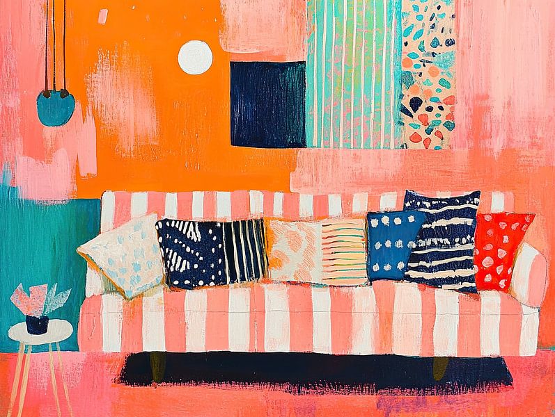 Banc joyeux par Peintures accrocheuses