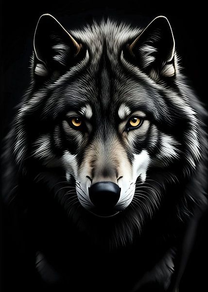 Wolf Face by BRZ999