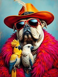 Bulldog by Jolique Arte