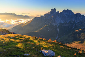 Berglandschaft "Die Goldene Stunde"
