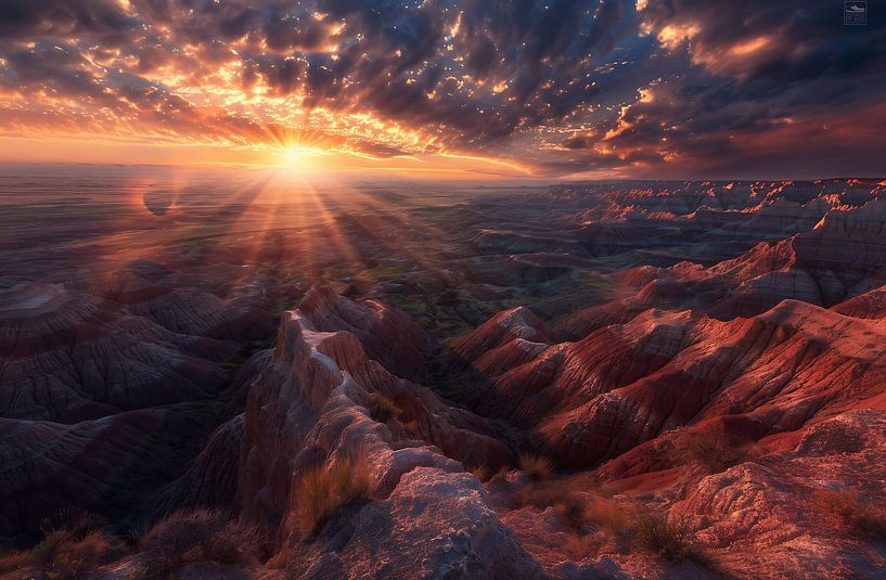 Magisches Wüstenlicht von fernlichtsicht