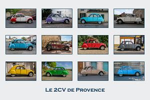 Citroën 2cv4 de Provence, collage by Hans Kool