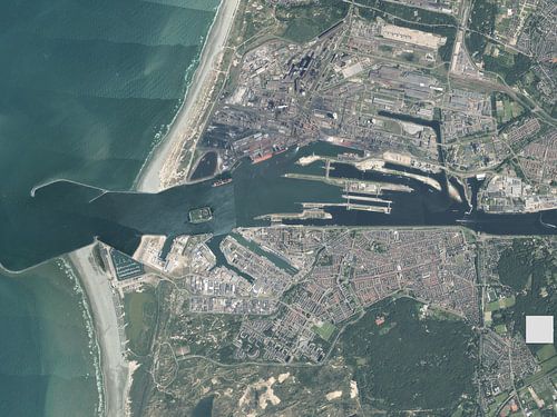 Aerial view of IJmuiden