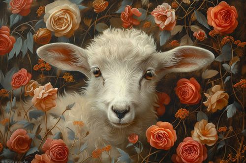 Soft & Flourishing - Lamb in Rose Delight