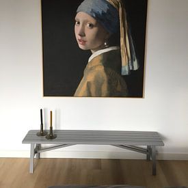 Customer photo: Girl with a Pearl Earring - Vermeer painting, on canvas