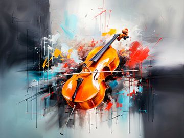 MUSIC ART Cello by Melanie Viola