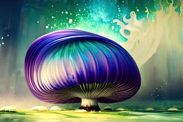 Fantasy Pink Mushroom von Peter Balan