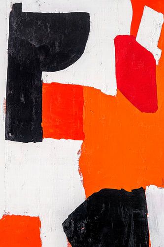 Abstracte kleurencompositie - Moderne Kunst