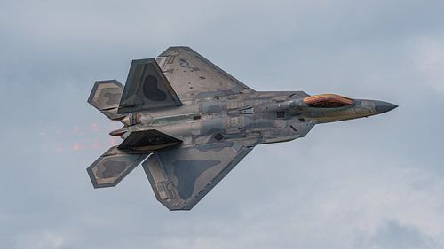Lockheed Martin F-22 Raptor de l'armée de l'air américaine.