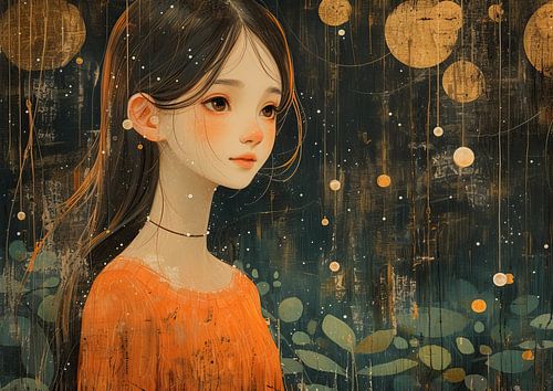 Portrait de fille Mystical | Whispered Cosmos