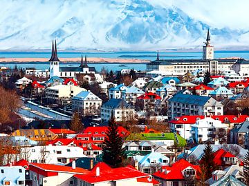 Aquarel Pencil - Cities of Colors - Reykjavik