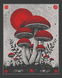 Magic Mushroom - Mystical Forest - Wiccan Style