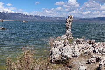 Limestone tuff formations at Mono Lake by Christiane Schulze