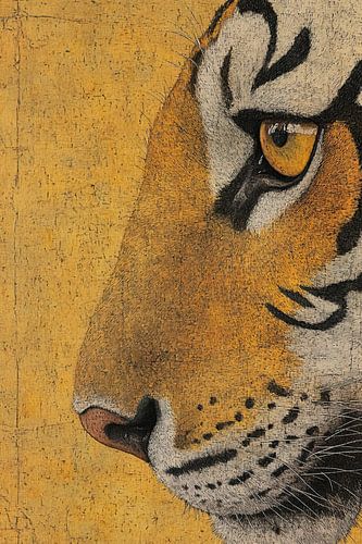 Profil du tigre d'or