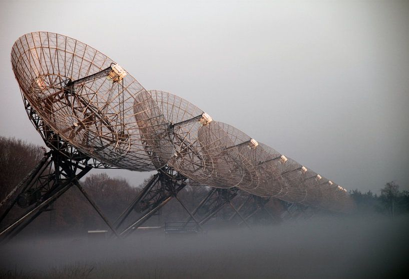 Radio telescope and nature reserve Westerbork by Ronald Pieterman